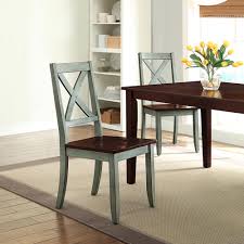 Better Homes Gardens Maddox Crossing Dining Chairs Set Of 2 Dark Seafoam Finish Walmart Com In 2020 Dining Chairs Better Homes Stylish Chairs