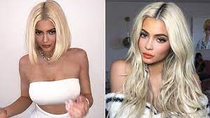 If you have warm golden blonde hair, look for shades with names like blonde or light. for cooler ashy blonde hair, look for shades called blonde or taupe. for darker or dirty blonde hair, look for shades called taupe or light brown. Kylie Jenner S Long Blonde Hair Makeover See New Extensions Hollywood Life