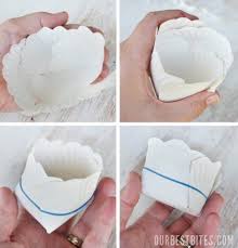 What kind of paper do you use to make a bowl? Diy Paper Snack Bowls Easy Our Best Bites Paper Bowls Diy Paper Snack Bowls