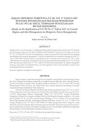 We did not find results for: Pdf Hutan Mangrove Study On The Implication Of Uu Ri No 27 Tahun 2007 On Coastal Region And Isles Management On Mangrove Forest Management