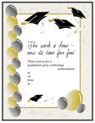 Make your party a hit. 47 Free Printable Blank Graduation Invitation Template Photo For Blank Graduation Invitation Template Cards Design Templates