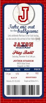 Evite's baby shower invitation gallery features more than 100 free. Baseball Ticket Shower Baseball Ticket Birthday Invitation Etsy Baseball Baby Shower Theme Baseball Baby Shower Invitations Baseball Invitations