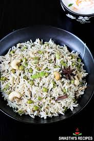 Pulao recipe indian rice recipe. Peas Pulao Recipe Matar Pulao Swasthi S Recipes