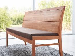 Bei wohnklamotte.de findest du diverse bänke mit rückenlehnen, egal ob aus holz, leder oder kunststoff. Massivholz Sitzbank 190x89x53 Kernbuche Lederpolster Braun Mit Ruckenlehne Bank Ebay