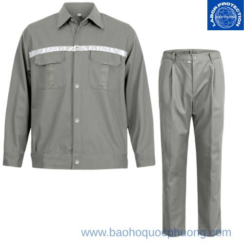 Quần Áo Bảo Hộ Kaki 65/35 A3 Thoáng Mát, Thấm Hút Mồ Hôi