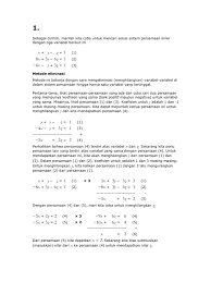 L (  1 0  ) =  3 − 2 . Contoh Soal Aljabar Linier