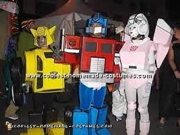 These kids' transformers costumes are incredible! Coolest Homemade Transformers Costume Ideas