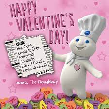 Vintage pillsbury doughboy 12 cookie jar benjamin medwin 1997. Happy Valentine S Day From Your Friends At Pillsbury The Doughboy Happy Valentines Day Disney Valentines Happy Valentine