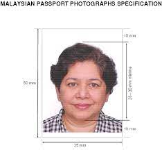 What size is a passport photo in pixels? 6 Malaysia Passport Photos For 7 New Specs 35x50mm