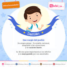 Damian Nombresdebebe Recomendacionmib Nombres De Bebes Nombres Para Nino Significados De Los Nombres