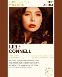 On October 14th I'm playing a really cool event out in East Nashville. Each  month @labrievintage puts together an event called "the artist". Every  month they feature a visual artist and a