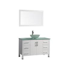 Our products are made of all different types of materials, from glass to premium ceramic to fireclay. Glass 48 Inch Vanities Bathroom Vanities Bath The Home Depot
