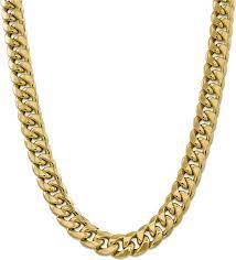 Download Silver Gold Chains Cuban Chain Full Size Png Image Pngkit