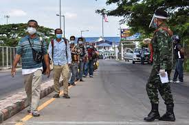 You exit one country and then enter the other. General Operations Force Identifies 40 New Rat Routes On Malaysia Thailand Border Asia Newsday