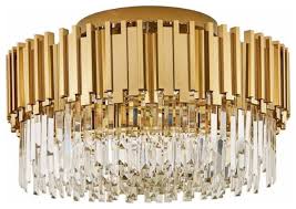 Compareclick to add item canarm ltd. Gio Flush Mount Chandelier Contemporary Chandeliers By Luxhomedecor Houzz