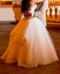 Tulle Bustle Examples Weddingbee Wedding Dress Bustle Tulle Wedding Dress Wedding Gown Bustle