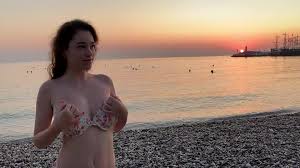 Lmytee Getting nude public beach the morning. onlyfans porn video xxx