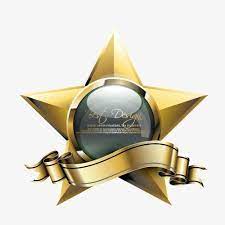 Golden Star Golden Luxury Ribbon Png Transparent Clipart Image And Psd File For Free Download Golden Star Logo Design Branding Identity Ribbon Png