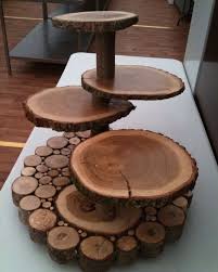 Redwood Rounds Retail Display Wooden Wedding Cake Stand Wooden Cake Stands Wooden Diy