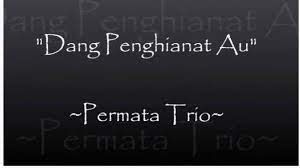 Chord Kunci Gitar dan Lirik Lagu Dang Penghianat Au- Permata Trio, Alai Molo So Siat Be Hatakku - Tribunpadang.com