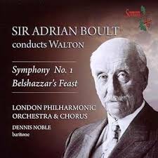 Sir Walton William, Adrian Boult, William Walton, Adrian Boult,  Philharmonic Promenade Orchestra, London Philharmonic Choir, Dennis Noble