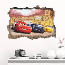 3d disney pixar cars wall sticker