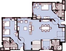 Grande Suites Floor Plan Two The Grande Suites At Rosen Shingle Creek Demonstrate That Functionality Doesn T Mean Comfo Floor Plans Suite Rosen Shingle Creek