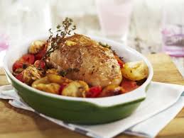 Roti De Veau Au Thym Champignons Et Pommes De Terre Confites Recette Roti De Veau Pomme De Terre Confite Roti De Veau
