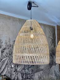 Check out our abat jour rotin selection for the very best in unique or custom, handmade pieces from our lighting shops. Abat Jour Cloche Allonge Artisanant Indonesien Maison Saint Sa