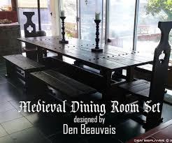 How To Build A Medieval Dining Room Set Medieval Home Decor Dining Room Decor Outdoor Dining Furniture