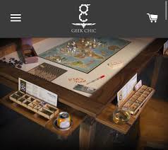 Gaming Dining Table Http Www Geekchichq Com Blogs News Off The Shelf Introducing The Vanguard Game Room Tables Gaming Table Diy Board Game Table