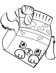 Milk Bud Shopkin Malarbok Shopkins Para Colorear Shopkins Dibujos Dibujos Kawaii