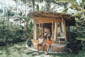 Entire Home Apt In Selat Indonesia Hideout Lightroom Is A Tiny Unique Bamboo Home With A Feeling O Bamboo House Bali Tiny Houses For Rent Bamboo House Design