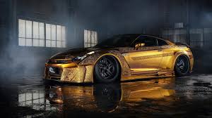 Colorful outdoor backgrounds can help you to feel relaxed or energized for the rest of the day. 2000295 Windows Gold Engraved Nissan Gtr Desktop Wallpaper Mocah Hd Wallpapers