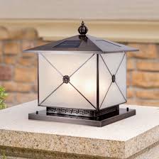 Led lighting is a popular choice because it is bright and energy efficient, and because led light bulbs typically last landscape lighting is a useful way to carve a path of illumination in your outdoor spaces. China Waterproof Outdoor Landscape Lighting Auto On Off For Yard Garden Driveway Pathway Modern Led Solar Pillar Light China Led Garden Light Led Garden Column Headlight
