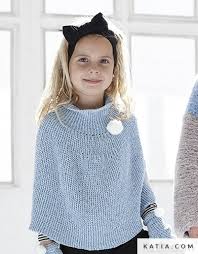 Poncho stricken kinder baby pullover stricken stricken für kinder kinder kleidung stricken und häkeln kostenlose strickmuster kostenlose muster weste ganz einfach auch aus einem stück schönen stoff oder schal schneidern. Poncho Kinder Herbst Winter Modelle Anleitungen Katia Com