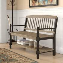 Dinning room bench dining bench with back dining chair kitchen seating table seating small bench seat bench designs modern bench pillow room. Dining Bench With Backrest Wayfair Ca