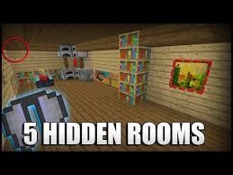 5 Elytra Hidden Rooms In Minecraft Youtube Minecraft Minecraft Designs Minecraft Tutorial