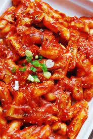 Spicy Tteokbokki Spicy Recipes Tteokbokki Korean Food