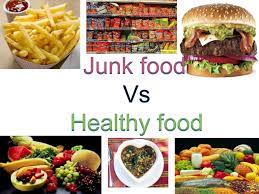 This is a black and white sandwich clip art image. Junk Food V S Healthy Food