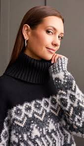 Vickie Mock Neck Sweater