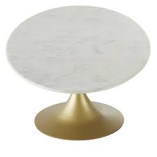 Mesa Baja Redonda De Marmol Blanco Y Metal Color Laton Manisa Maisons Du Monde Marmol Blanco Mesa Baja Redonda Mesas Con Marmol
