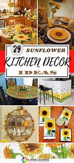 Buzz honey bee set for tiered trays and rae dunn kitchen decor queen bee birdhouse mirrormountainfarm 5 out of 5 stars. 29 Sunflower Kitchen Decor Ideas Perfect If You Love Sunflowers