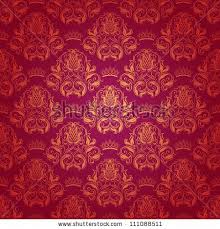 Design C Traditional Elegance Damask Seamless Floral Pattern Royal Wallpaper Flowers Crowns On A Red Back Royal Wallpaper Floral Wallpaper Tapestry Fabric
