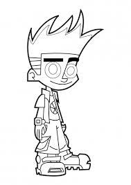 You could include a few mints or a peppermint with the cards, as well. Johnny Test 35174 Cartoons Printable Coloring Pages
