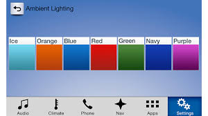 adjusting ambient lighting in sync 3 sync official ford