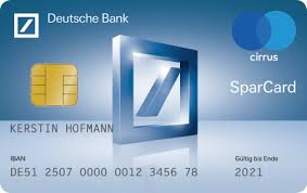 Sparcard Deutsche Bank Privatkunden