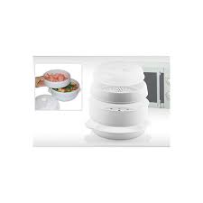 Si no se dispone de un utensilio especial para cocinar al vapor en el microondas, hacer lo siguiente: Cocina Al Vapor Para Microondas