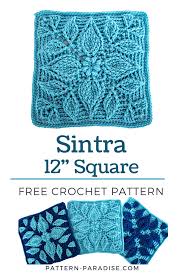 Free Crochet Pattern Sintra Crochet Square Pattern Paradise In 2020 Granny Square Crochet Patterns Free Crochet Squares Afghan Free Crochet Square