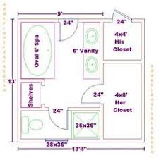 Free Bathroom Plan Design Ideas Master Bathroom Design 9x13 Size With His Her Closets Free 9x13 Maste Bathroom Layout Plans Bathroom Plans Master Bath Layout